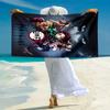 Japanese artist Koyoharu Gotouge's Demon Slayer beach towel, outdoor camping vacation swimming beach towel, outdoor absorbent bath towel blanket K6