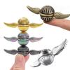 1Pc Edc Fidget Spinner Toy Fingertip Rotating Wings Gyroscope Stress Relieving Toy Children Adult Rotating Metal Ball Desktop