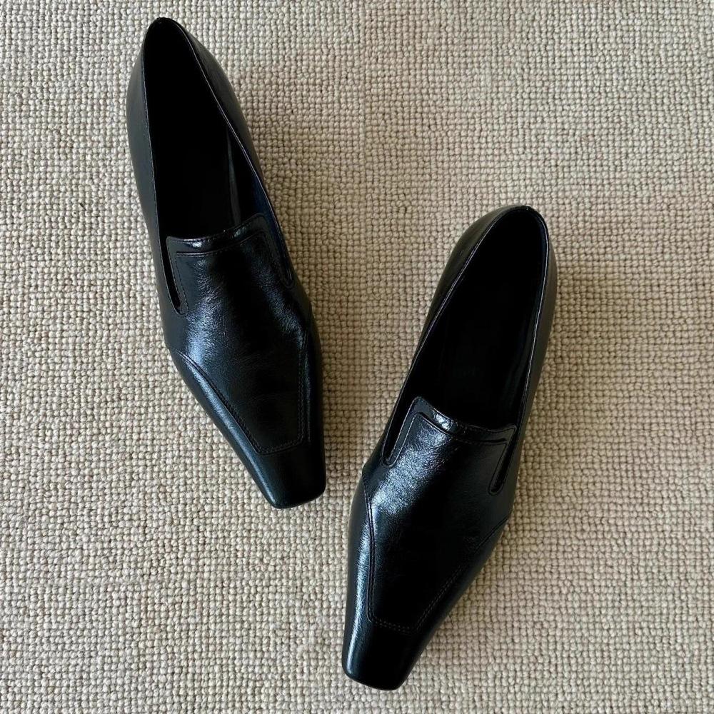 Fashion Women Suede Flats Loafers Shoes Casual Square Toe Designer Shoes Fashion New Walking Dress Cozy Shoes Brand Mujer De Zapatillas