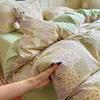 2026 New Class A Cotton Dorm Bedding: Thickened Duvet Cover, Fitted Sheet, Fresh Style Maternal & Infant Grade, 3/4-Piece Set