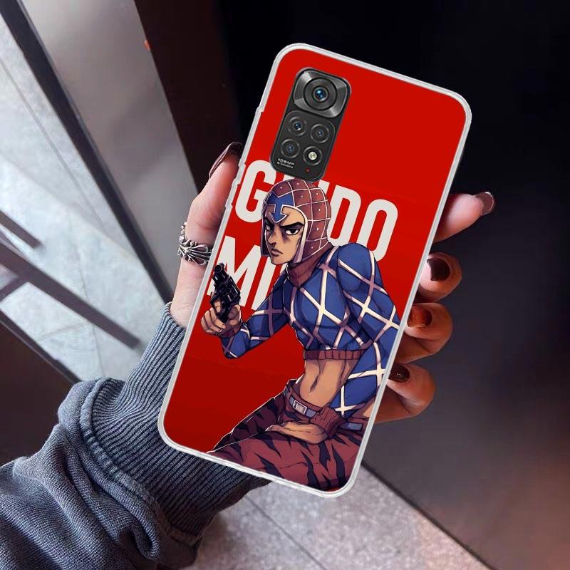 JoJo's Bizarre Adventure Kujo Jotaro Phone Case For Xiaomi Redmi Note 10 11 12 13 14 15 Pro Plus 11S 12S 14S 11T 11E 10S Soft TP
