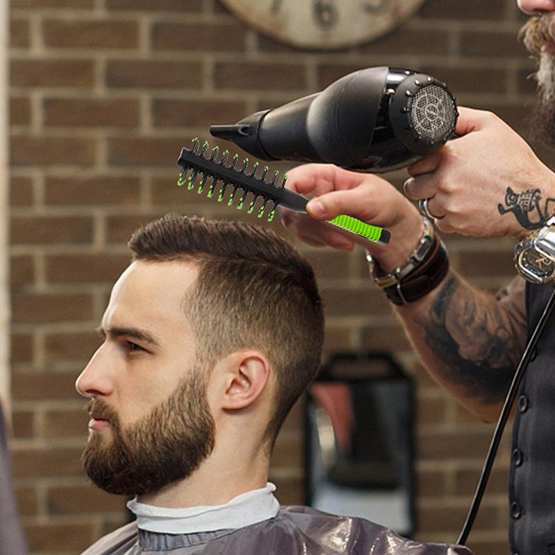 Dwustronny grzebień do masażu Pro Salon Szczotki przeciw plątaniu Fryzjerski grzebień do rozczesywania Szerokie zęby Grzebienie przeciw wypadaniu włosów Szczotka do stylizacji włosów