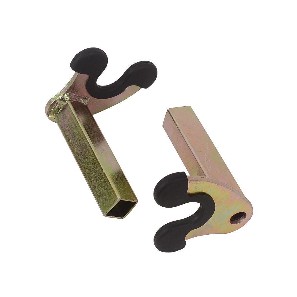 1 Pair Motorcycle Bike Stands Wheel Support Frame Stand Swing Arm Lift Tripod Hooks Hook Fork U-style & Rubber L Type U-style