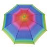 Foldable Rain Sun Umbrella Cap With Elastic Head Band (Rainbow)