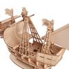 1PC 3D Sailboat Wooden Puzzle Assembly Model Puzzle DIY Wooden Crafts 3D Puzzle Gifts Desktop Decoration
