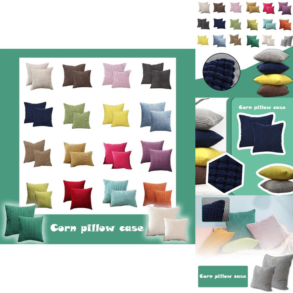 Elegant Scandinavian Pillows Modern Corduroy Cushion Cover For Cozy Home Decor