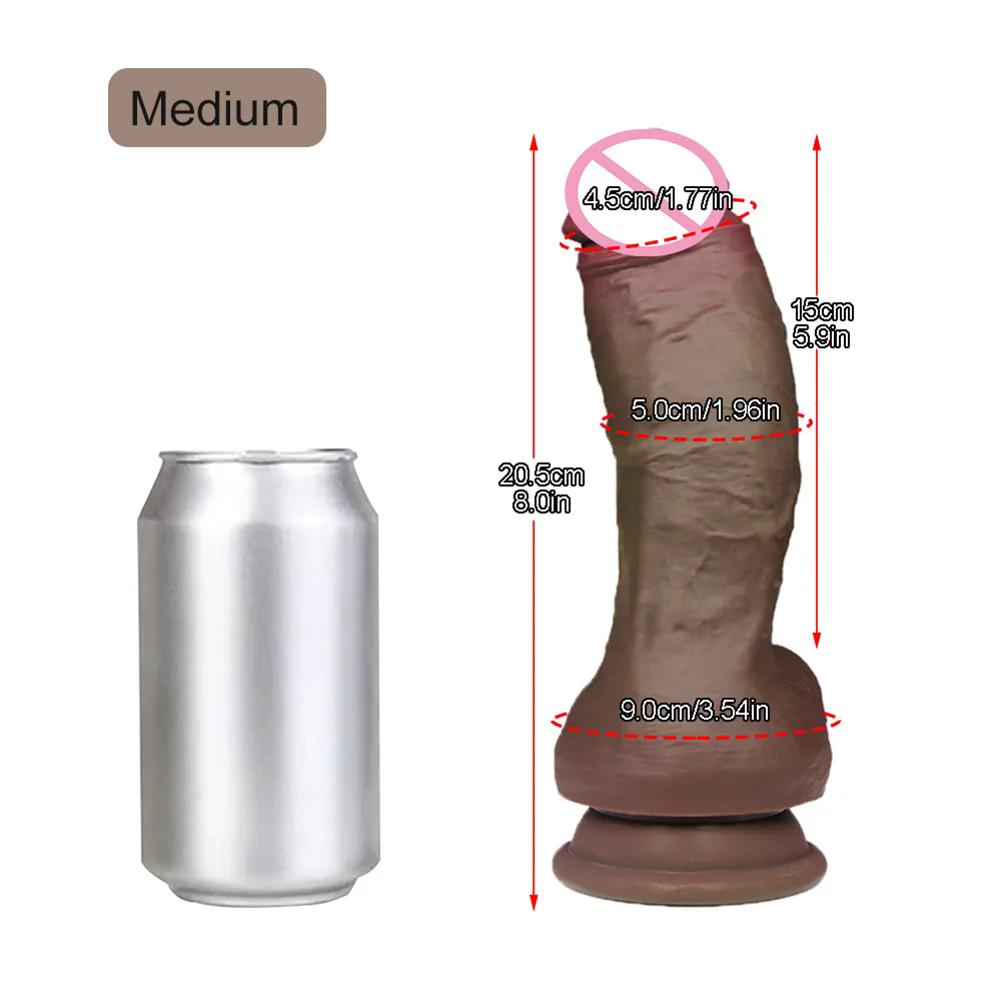 Super Realistic Dildo Dual-Layer Liquid Silicone Dildos Sex Toys For Women G-Spot Masturbation Realistic Penis Huge Consolador