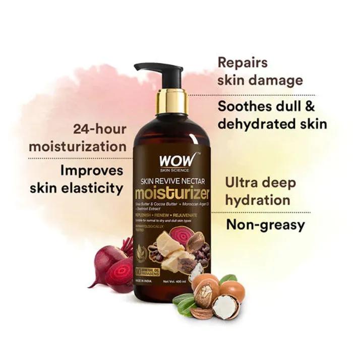 Wow Skin Science Skin Revive Nectar Moisturizer, 400ml