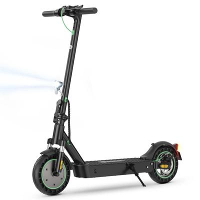 Electric Scooter Foldable 10" 500W Motor Top Speed 20Km/h 42V 10AH Max Range 40Km Load 120Kg Black S9 Max
