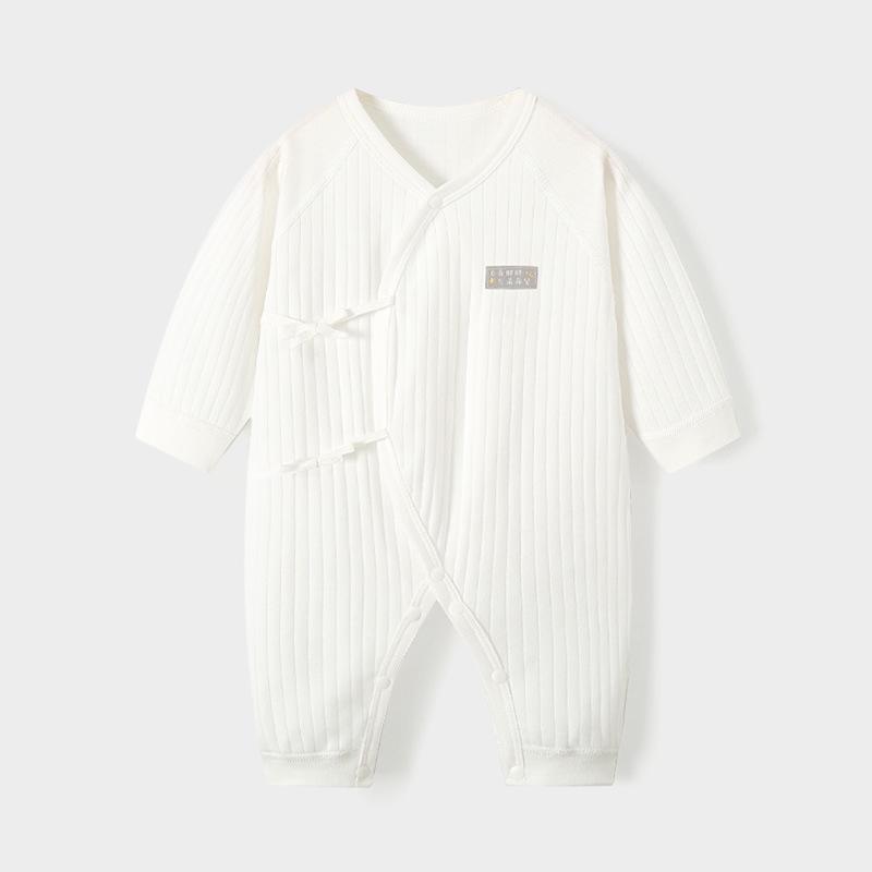 Unisex Newborn Long Sleeve Cotton Bodysuit for All Seasons
