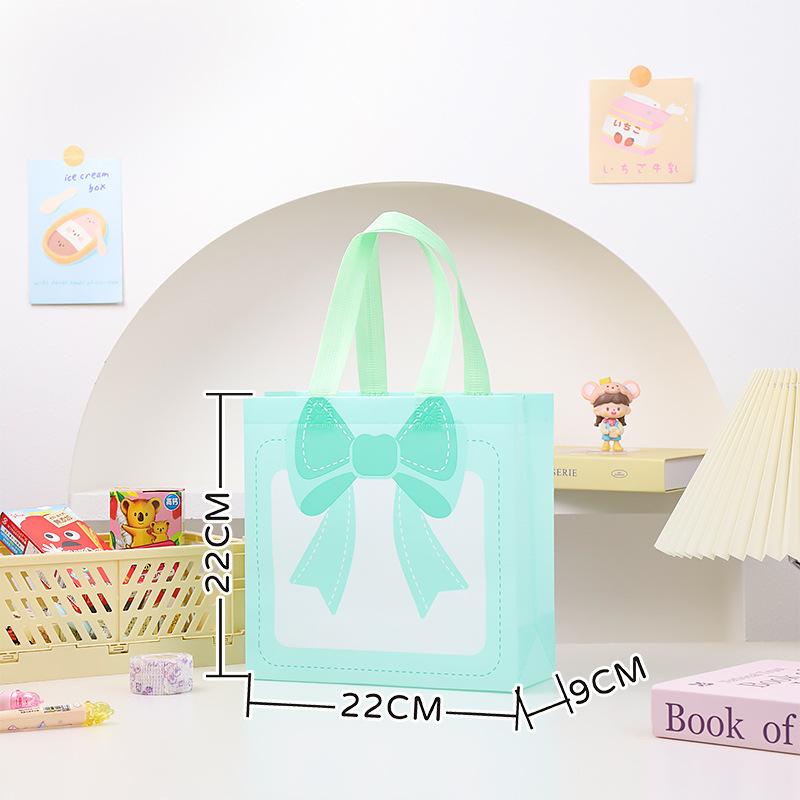 1-30PCS Cartoon Bow Portable Gift Bag Bow Snack Packaging Bag Portable Design Cosmetics Candy Small Items Storage Self Seals