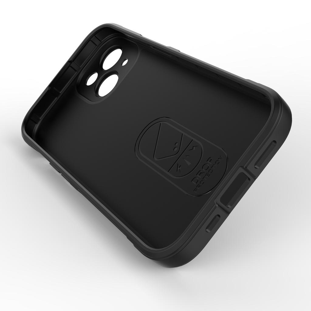 For iPhone 15 Soft TPU Cell Phone Case Anti-drop Rugged Phone Back Cover