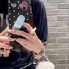 Korean Polka Dot Wings Band-Aid Bracket for iPhone16/17Pro Mobile Phone Case 14 Matte 15 Girl 13