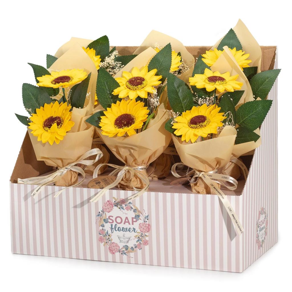 Soap Flower – Two Sunflower Bouquet