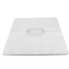 Disposable Beauty Salon Bed Face Hole Cover Non woven Fabrics  Massage Table Pillow Cover White