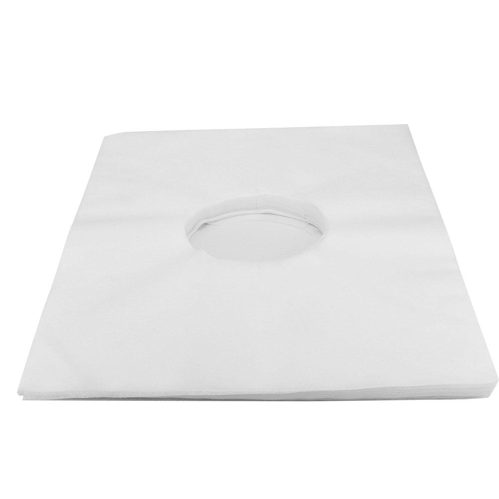 Disposable Beauty Salon Bed Face Hole Cover Non woven Fabrics  Massage Table Pillow Cover White