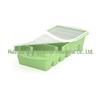 Silicone Ice Cube Tray with Lid: 4-Grid Frozen Soup & Food Storage Box