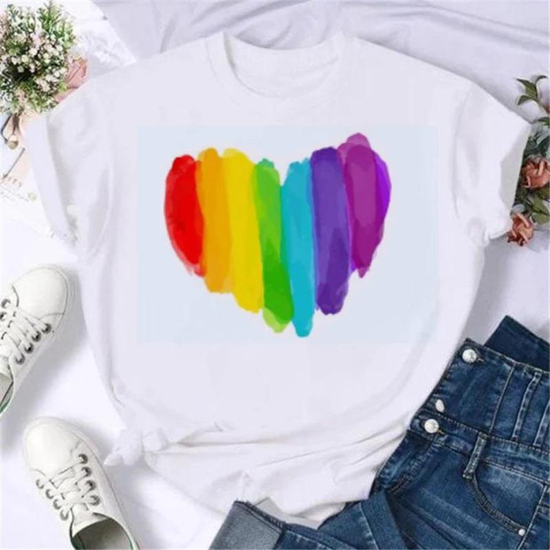 Summer New Fashion Graphic Print Lgbt T Shirts Women Funny Tshirts Casual Short Sleeves Tops Tees Female Unsiex Clothes