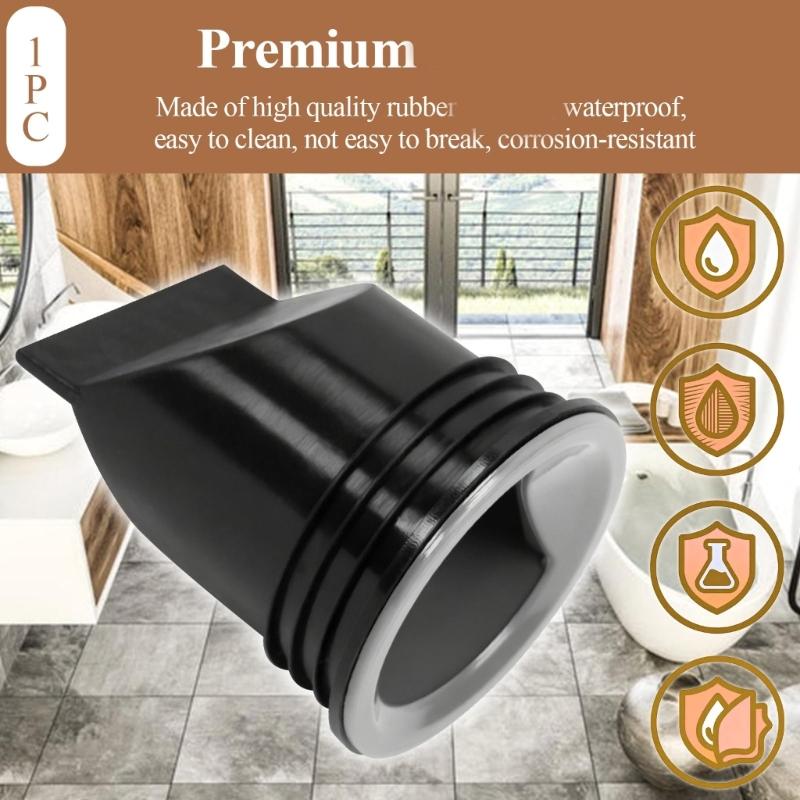 Strong Rubber Drain Cover Seal Universal Shower Drain Seal Easy to Use for 2 Inch Bathroom Floor Drains Block Odors