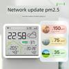 Wifi Connected Indoor Thermometer for Home Use, Accurate Outdoor Temperature and Humidity Meter, Clock, Pm2.5 Detector, Hygrometer
