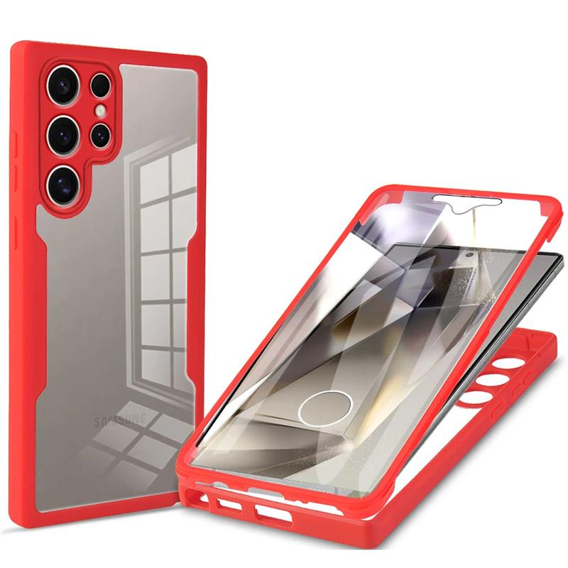 360 Full Cover Screen Protector Case For Samsung Galaxy S24 S23 S22 Ultra S21 Plus S20 FE A55 A35 A53 A52s A34 A14 A54 A15 Cover
