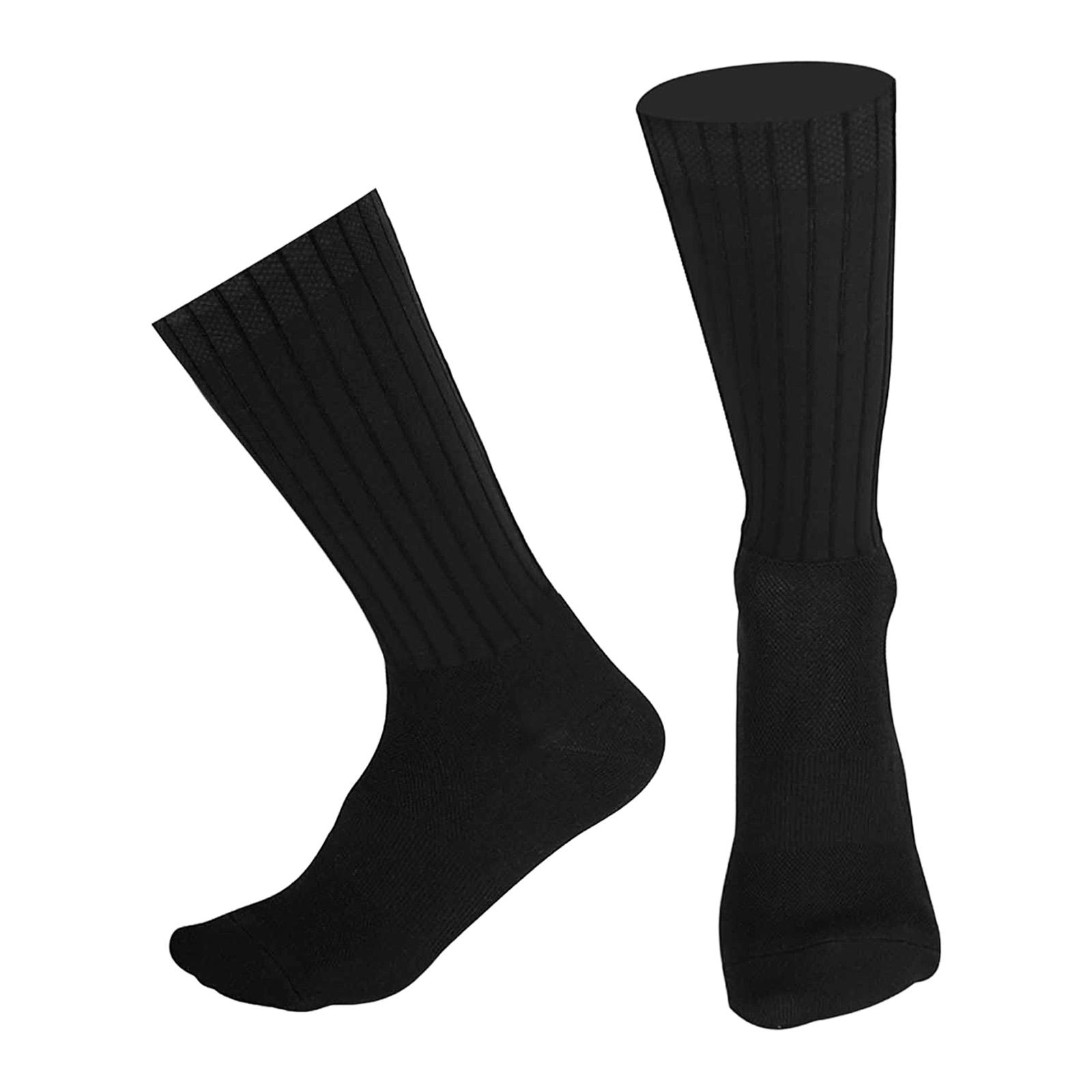 Aerodynamic Cycling Socks Athletic Socks Practical Non Slip Unisex Lightweight Supplies Accessories Breathable for Cycling