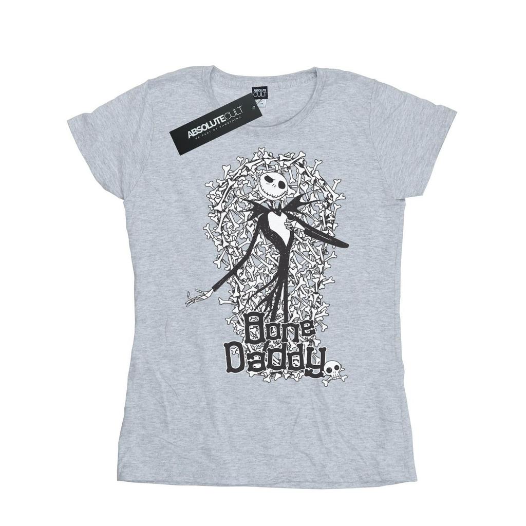 Disney Womens/Ladies Nightmare Before Christmas Bone Daddy Cotton T-Shirt