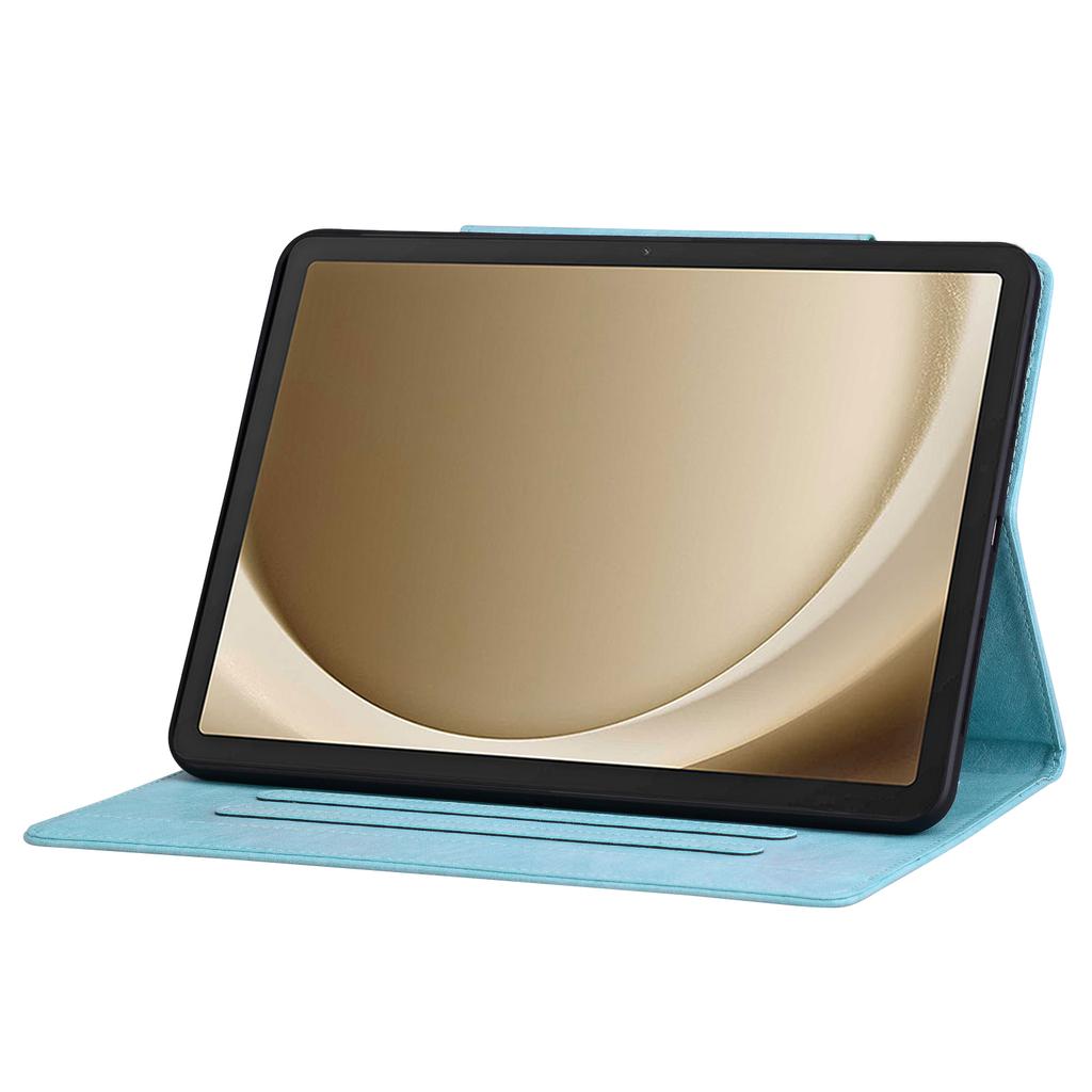 Para Capa Samsung Galaxy Tab S10 FE+ Fecho Fivela de Gato Couro Protetor Capa com Suporte