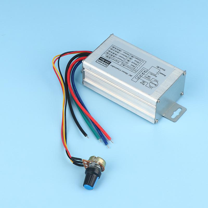 Plynulý regulátor rychlosti DC motoru DC 9V-60V 12V 24V 60V 20A Modulátor šířky pulzu motoru Regulátor PWM regulátor rychlosti
