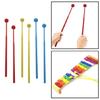 2Pcs Plastic Handle Percussion Instrument Accessories Mallets Beginners Training