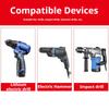Laser Drill Dust Collector Vacuum Wall Hanging Cleaning Tools Portable Hammer Drills Punching Tool Household Dust Collector
