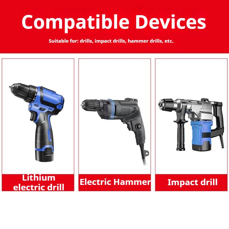 Laser Drill Dust Collector Vacuum Wall Hanging Cleaning Tools Portable Hammer Drills Punching Tool Household Dust Collector