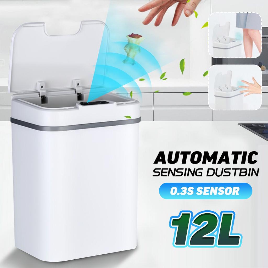 12L Automatic Sensor Dustbin Trash Can 