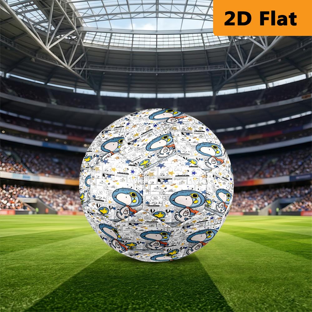 Snoopy Soccer Ball Suitable For Both Training And Competition No 11 Football Wearresistant And Slipresistant High Elasticity