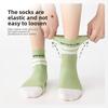 Socks Men's Cotton Anti-odor Sports Socks Spring/Summer Thin Mid-calf Cotton Running Socks