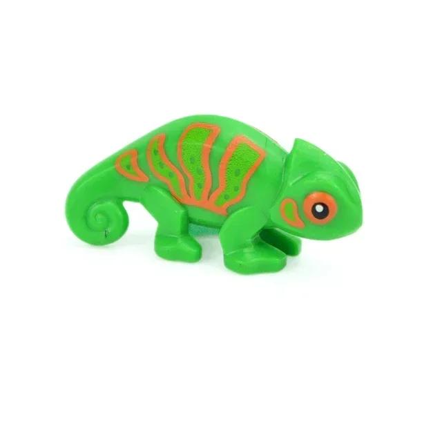City Animal Building Block Figures Eagle Owl Goat Crocodile Dog Lion Cheetah Parrot DIY Farm Street View Accessories Bricks Gift