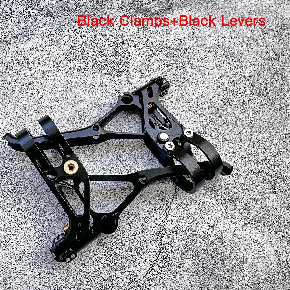 

Brake Lever V-Brake UltraLevers 3 | Bicycle Ultralight 48g Brake Levers 22.2mm Handlebar For Brompton/MTB/Folding/BMX Black-Black