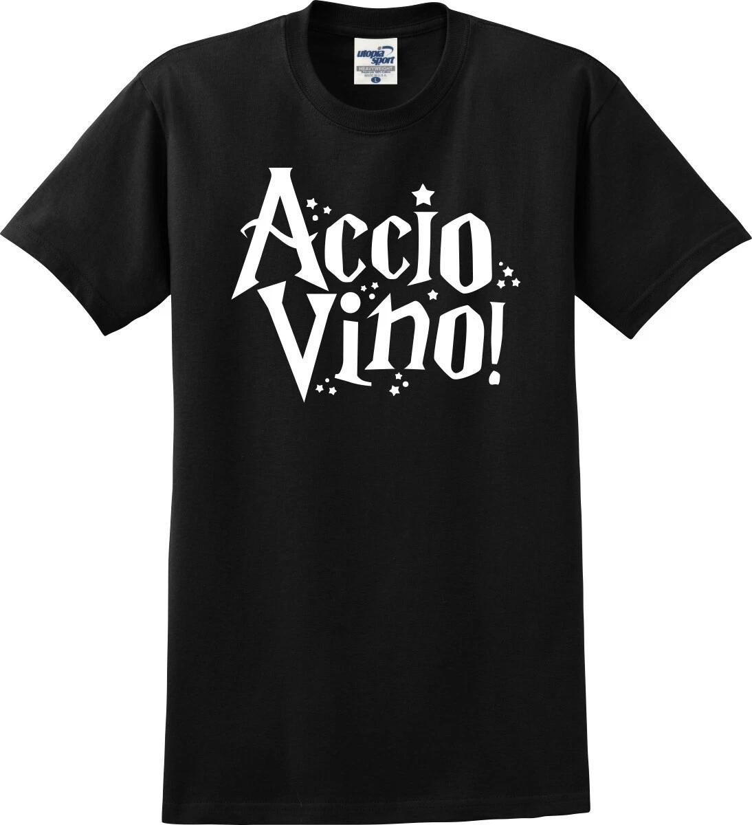 

Accio Vino! (Summon Wine Charm) Funny Unisex T shirt (S-5X) XL