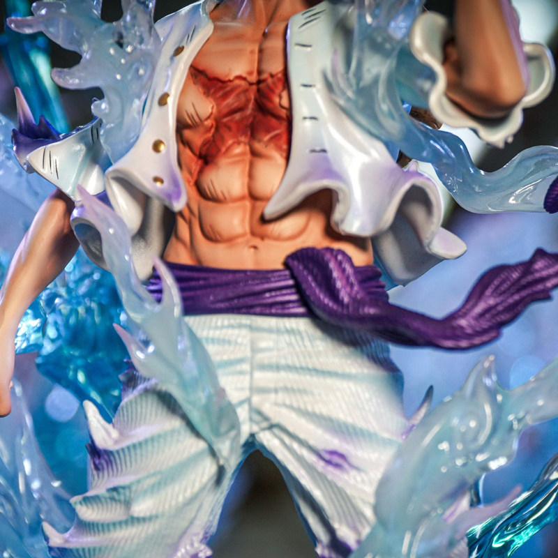 Anime One Piece JT Monkey D Nika Luffy Action Figure GK Statue Desktop Ornament Model Peripheral Surprise Toys Gifts Collectible