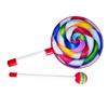 Children Hand Drum Multicolor Rainbow Percussion Instrument Musical Sound Education Tool 6in