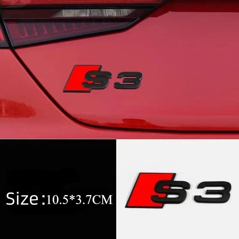 Voor S3 S4 S5 S6 S7 S8 Auto Achterklep Embleem Logo Badge Sticker Letter Nummer Embleem Sport S-Klasse Ombouw