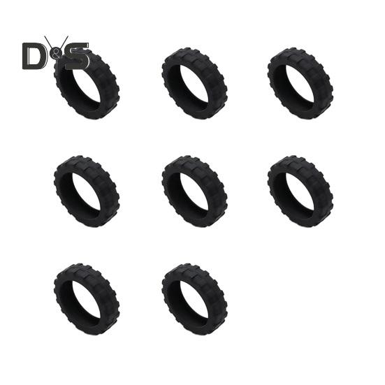8 Pcs Luggage Caster Cover Thick Reduce Noise Caster Protection Prevent Scratches Non-slip Suitcase Wheel Covers Wear-Resistant Waterproof Wheel