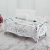 1PC European Style Tissue Box High-end El Restaurant Kitchen Napkin Extraction Box Household Tissue Storage Box