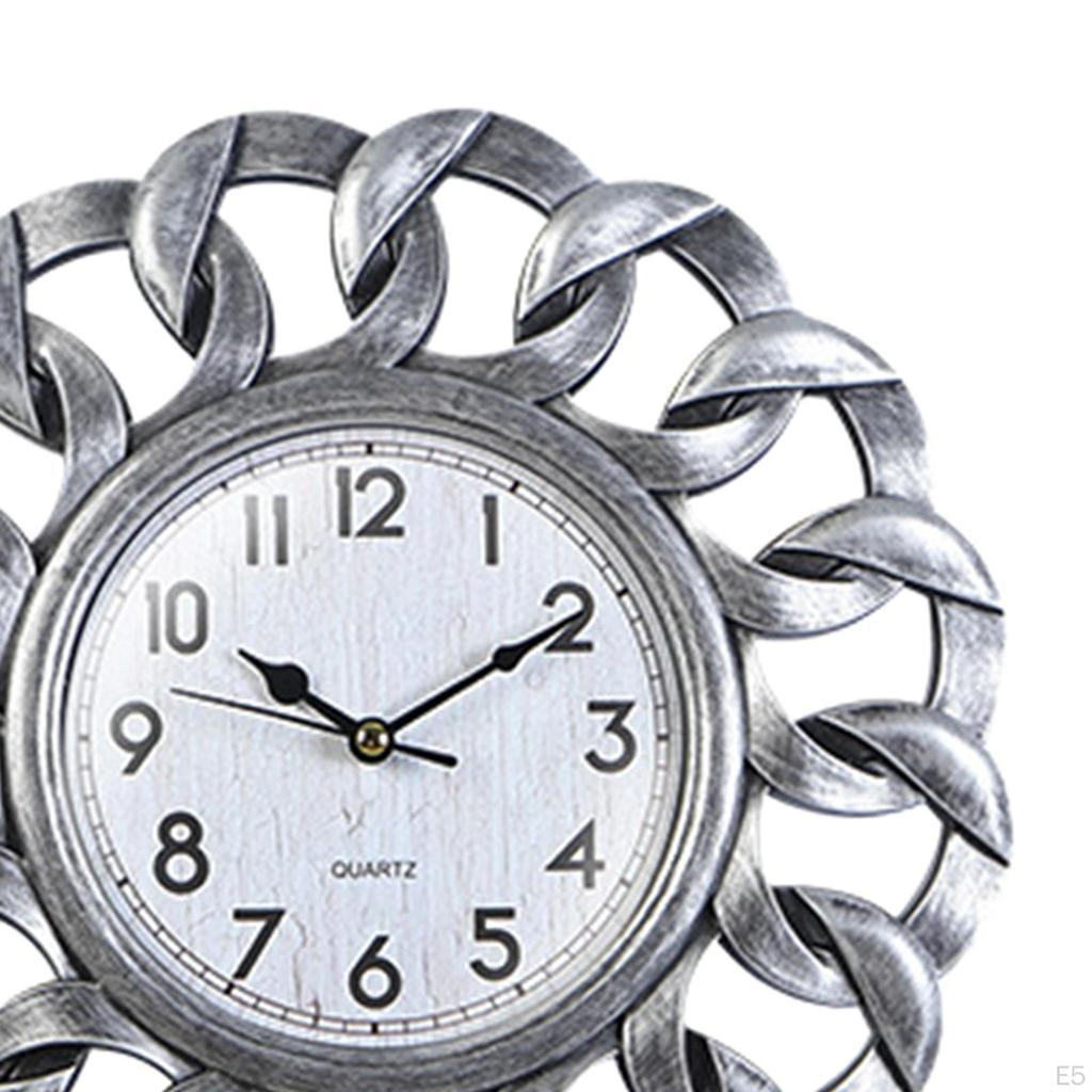 Clock, Battery Operated Silent Creative Arabic Numerals Hanging Clocks for Bedroom Ornaments kitchen