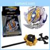Td20f Explosive Spinning Top Toy Fourth Generation Gt Series B-144 Boxed Set With Dual-pole Blaster Launcher
