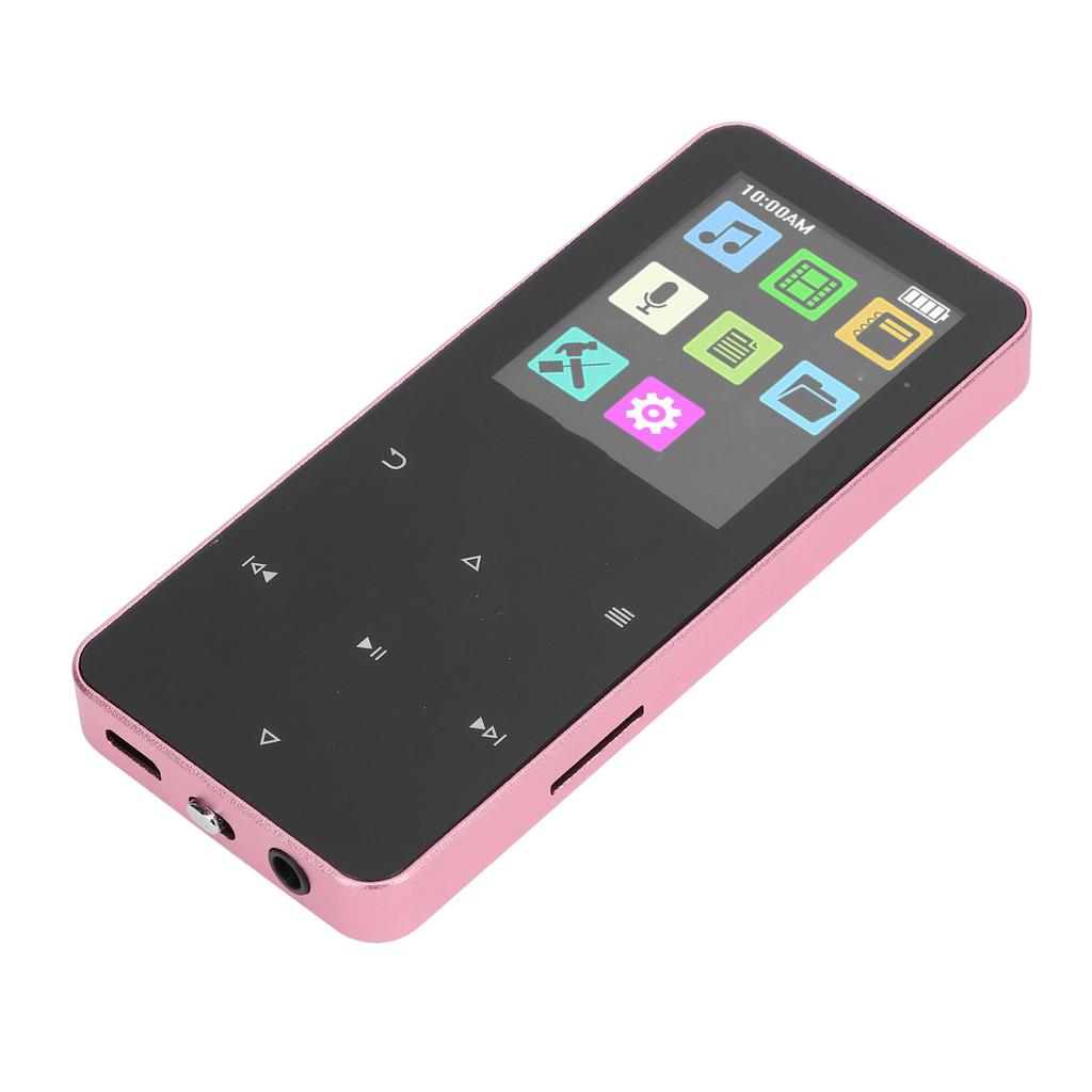 MP3 Player 1.8 Inch TFT Touch Screen HiFi Lossless Sound Bluetooth Electronic Book 8H Working Time MP3 Music Player for
