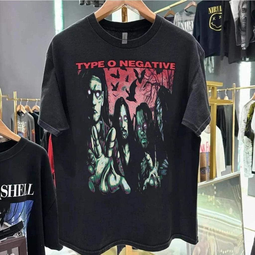 Reprint Type O Negative Rock band Halloween Black T shirt S-5XL Unisex T-Shirt