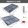 2/3 Tier Expandable Storage Tray Adjustable Flatware Storage Divider  Cosmetics Utensils