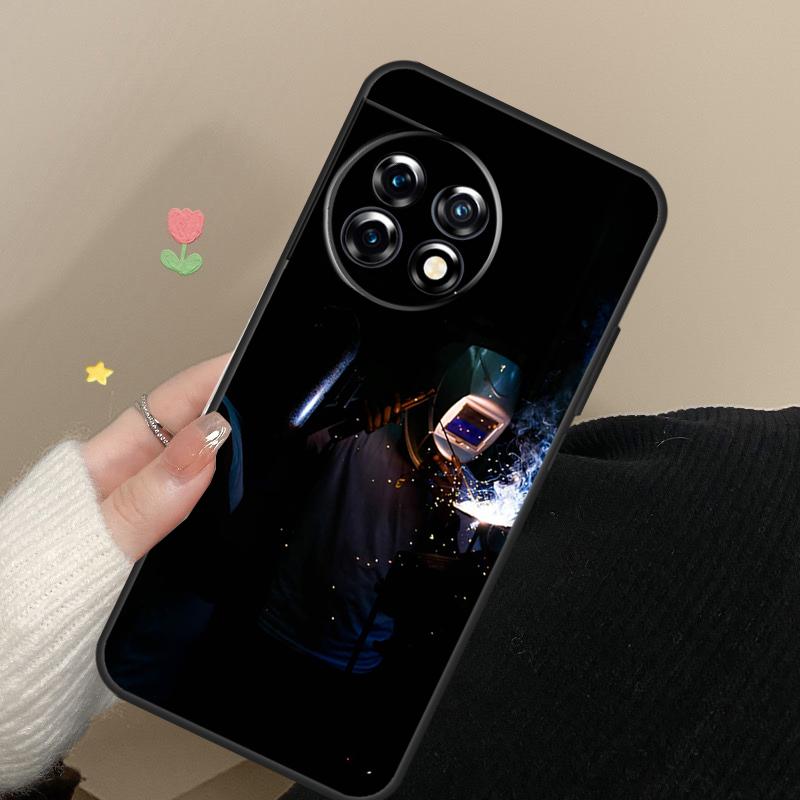 Welder Welding Hot Metal Worker Case For OnePlus 15 13 12 11 10 Pro 13R 13T 12R 10T 8T Nord 5 CE 2 3 4 Lite N20 N30 Cover