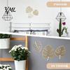 Modern Home Wall Ornament 3Pcs Wooden Monstera Decorations, Bohemian Hanging Ornament, Hollow Tropical Rustic Bedroom Accents Leaf Art Decor